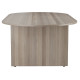 Olton Large Slab Leg Boardroom Meeting Table
